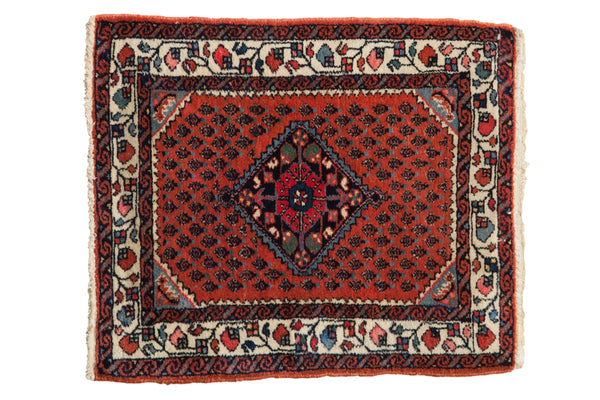 2x2.5 Vintage Engelas Square Rug Mat // ONH Item 10934