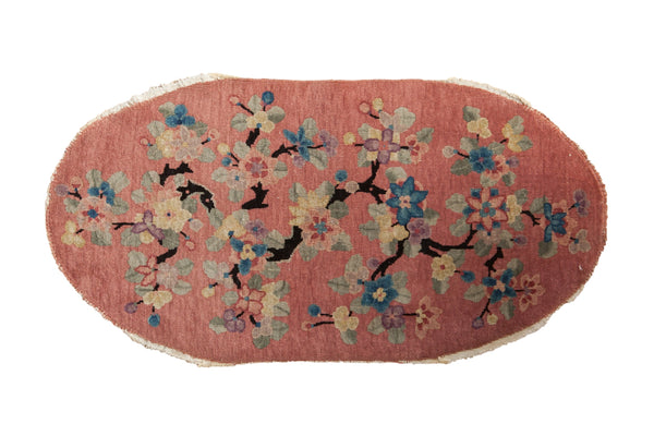 2x4 Vintage Nichols Art Deco Rug Runner // ONH Item 10935