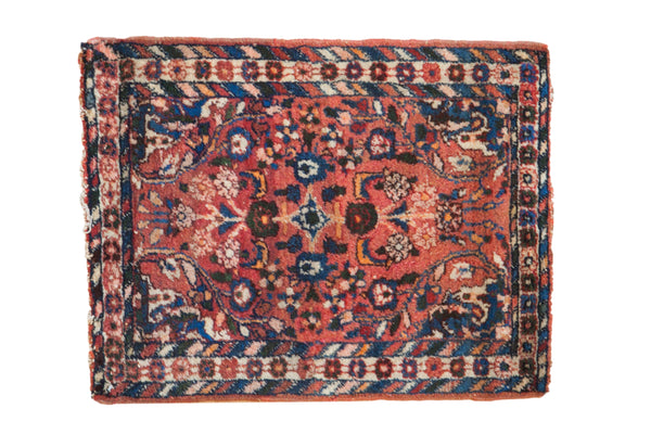 2x2.5 Vintage Borchalou Square Rug Mat // ONH Item 10960