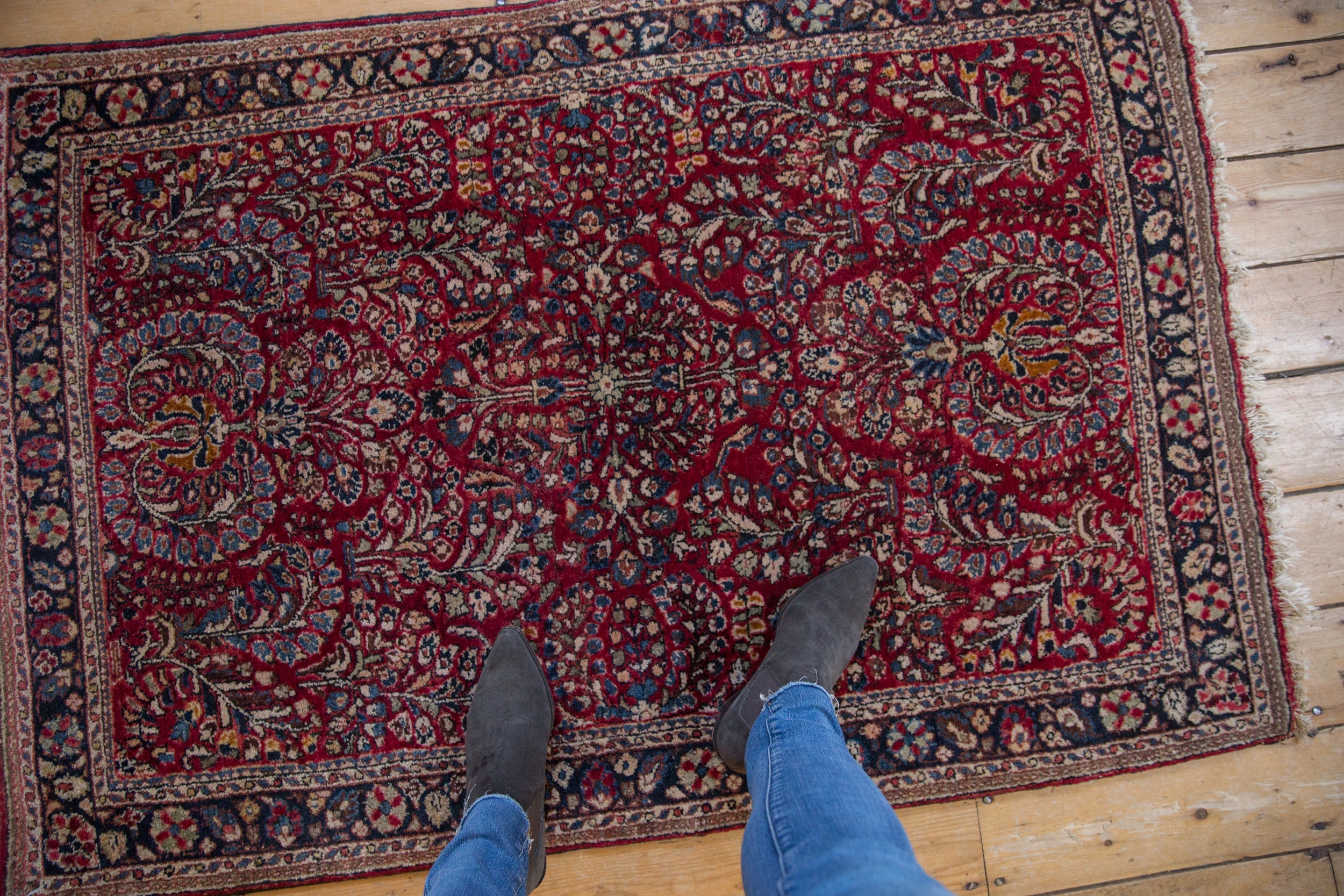3.5x5 Vintage Sarouk Rug // ONH Item 10963 Image 1