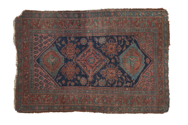 4x6 Vintage Kurdish Hamadan Rug // ONH Item 10967