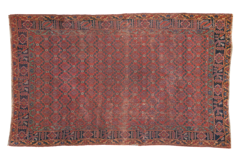 5x7 Antique Qashqai Rug / ONH item 7779