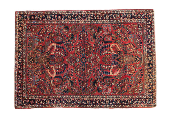 3.5x5 Vintage Sarouk Rug // ONH Item 10974