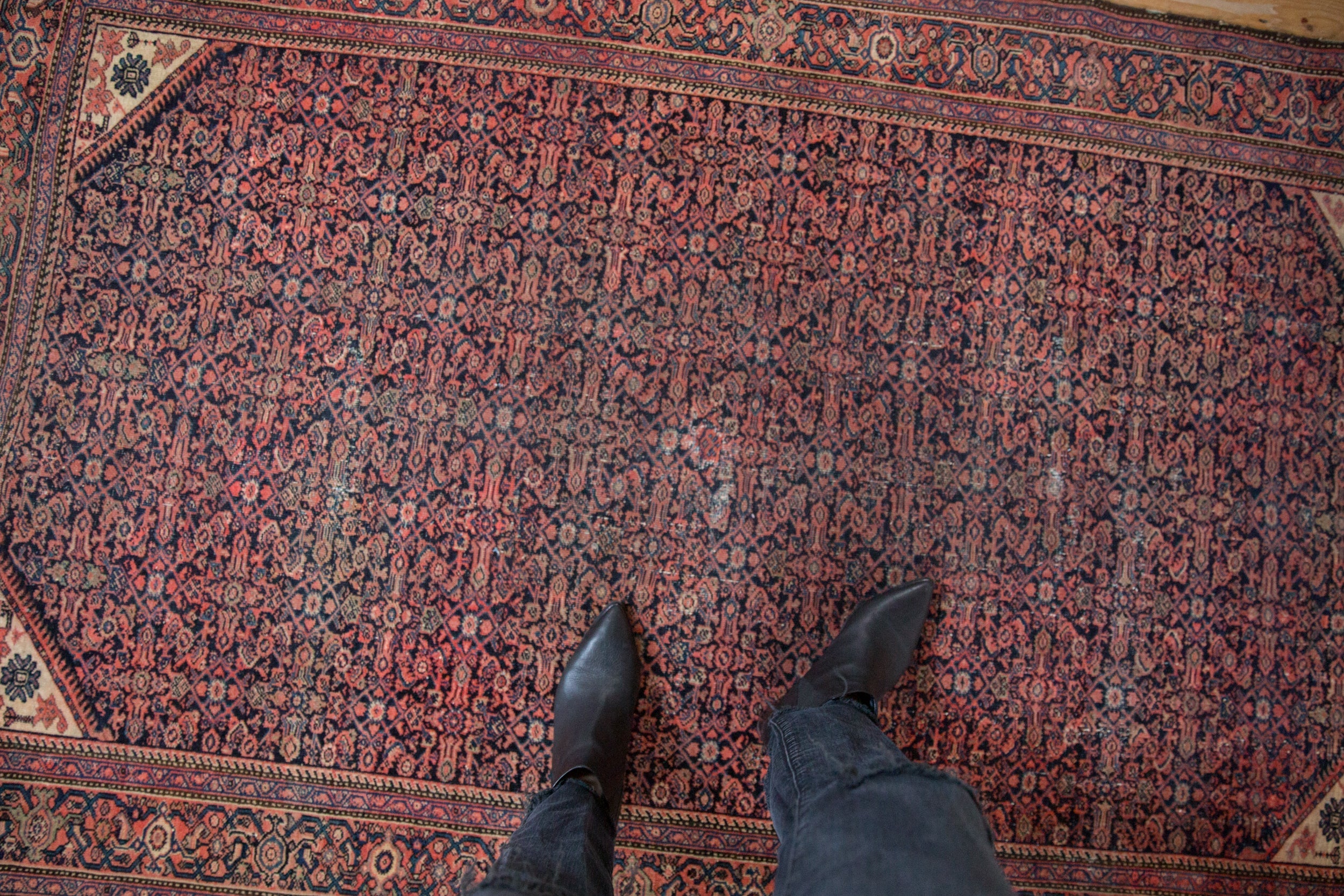 4x6.5 Vintage Farahan Sarouk Rug // ONH Item 10975 Image 1