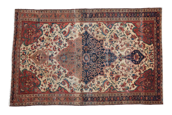 4x6.5 Antique Farahan Sarouk Rug // ONH Item 10976