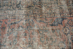 10.5x16.5 Vintage Distressed Mahal Carpet // ONH Item 10982 Image 10
