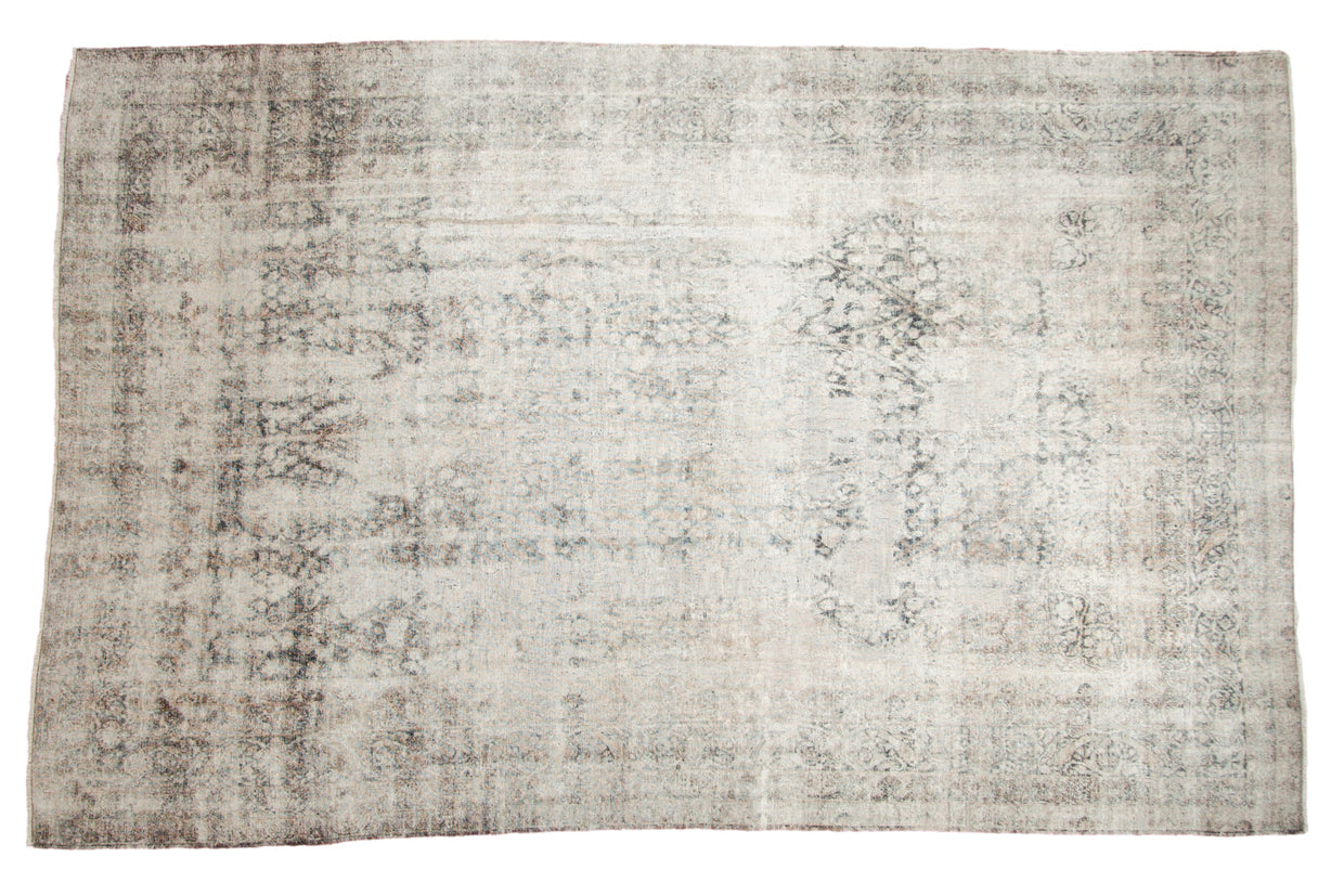 8.5x13.5 Antique Distressed Kerman Carpet // ONH Item 10985