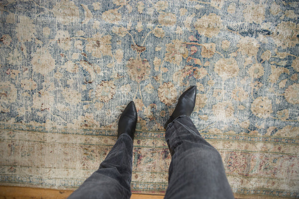 6.5x10.5 Vintage Distressed Meshed Carpet // ONH Item 10986 Image 1
