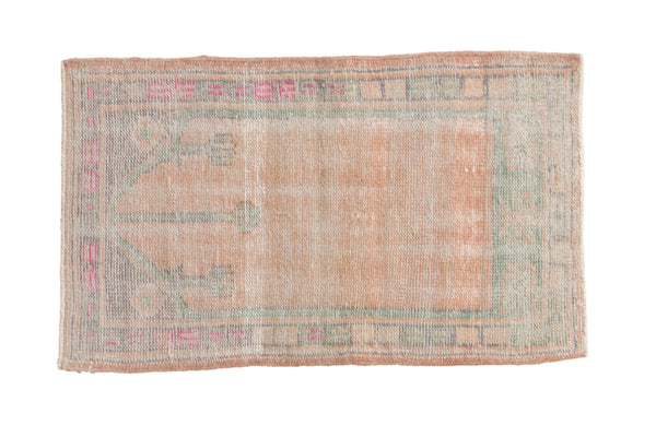 2x3 Vintage Distressed Oushak Rug Mat // ONH Item 10987