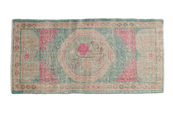 2x4.5 Vintage Distressed Oushak Rug Runner // ONH Item 10988