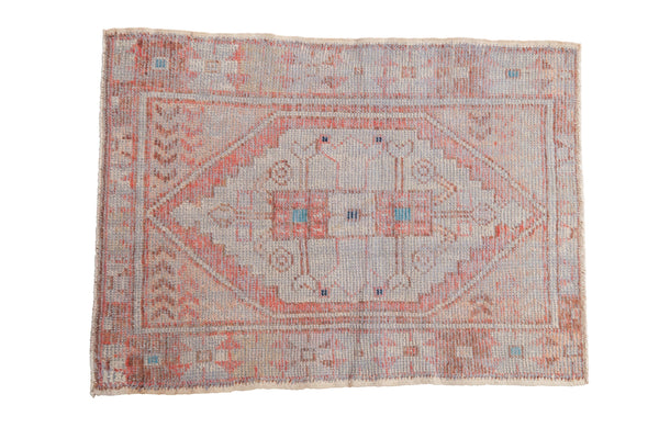 2.5x3.5 Vintage Distressed Oushak Rug // ONH Item 10989