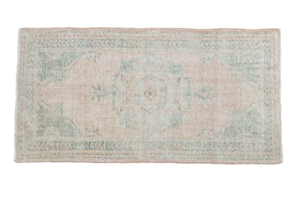 2.5x5 Vintage Distressed Oushak Rug Runner // ONH Item 10990