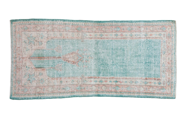 2.5x5.5 Vintage Distressed Oushak Rug Runner // ONH Item 10992