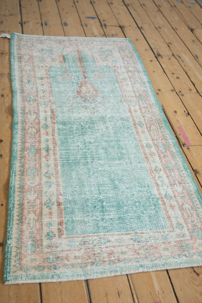 2.5x5.5 Vintage Distressed Oushak Rug Runner // ONH Item 10992 Image 3