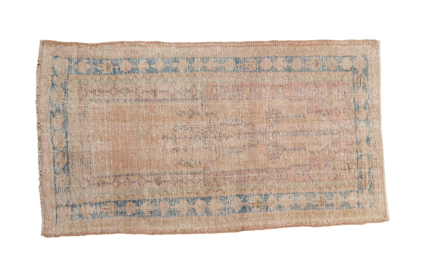 2.5x4.5 Vintage Distressed Oushak Rug // ONH Item 10994
