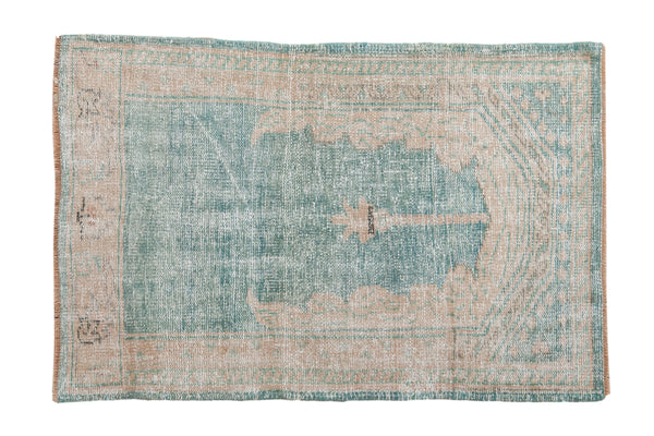 2.5x3.5 Vintage Distressed Oushak Rug // ONH Item 10996