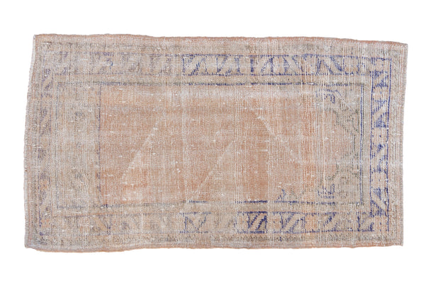 2.5x4 Vintage Distressed Oushak Rug // ONH Item 10999