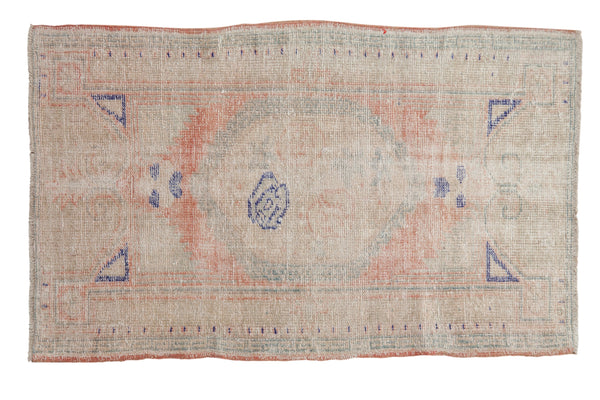 3x4.5 Vintage Distressed Oushak Rug // ONH Item 11000