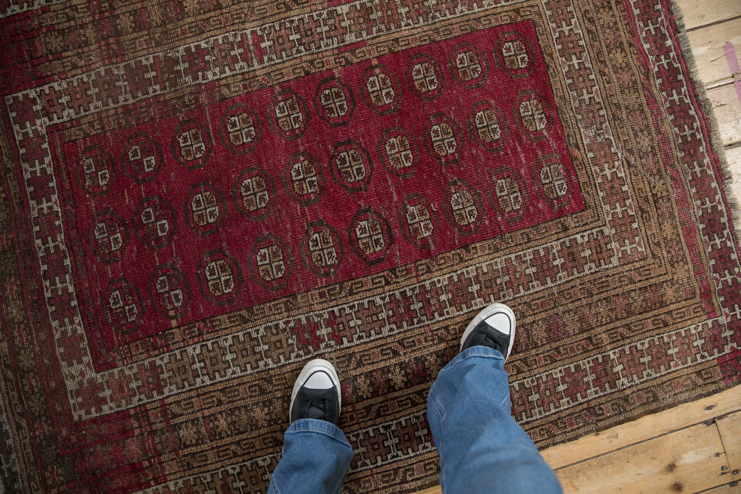 4.5x5.5 Vintage Anatolian Square Rug // ONH Item 11007 Image 1