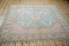 6x6.5 Vintage Distressed Oushak Square Carpet // ONH Item 11008 Image 7