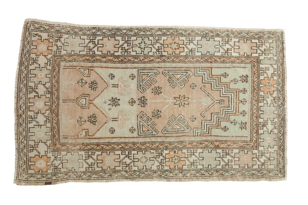 3x5 Vintage Distressed Oushak Rug // ONH Item 11009