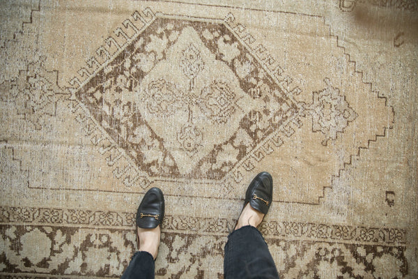 5x8 Vintage Distressed Oushak Carpet // ONH Item 11011 Image 1
