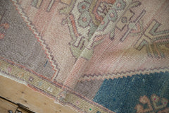2x3 Vintage Distressed Oushak Rug Mat // ONH Item 11012 Image 6