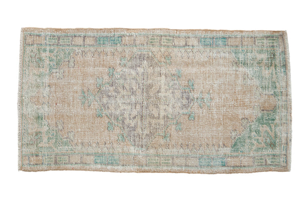 2x4 Vintage Distressed Oushak Rug Runner // ONH Item 11018