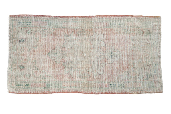 2.5x4.5 Vintage Distressed Oushak Rug // ONH Item 11020