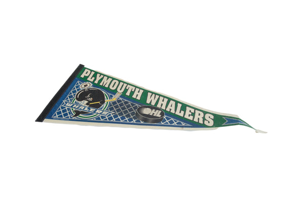 Plymouth Whalers Felt Flag Pennant // ONH Item 11038 Image 1
