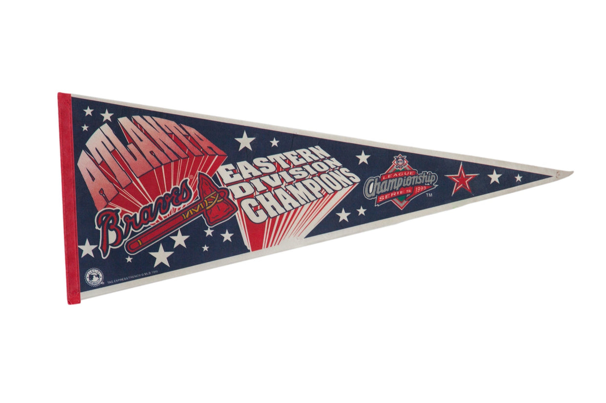 Atlanta Brave League Champions Felt Flag Pennant // ONH Item 11045