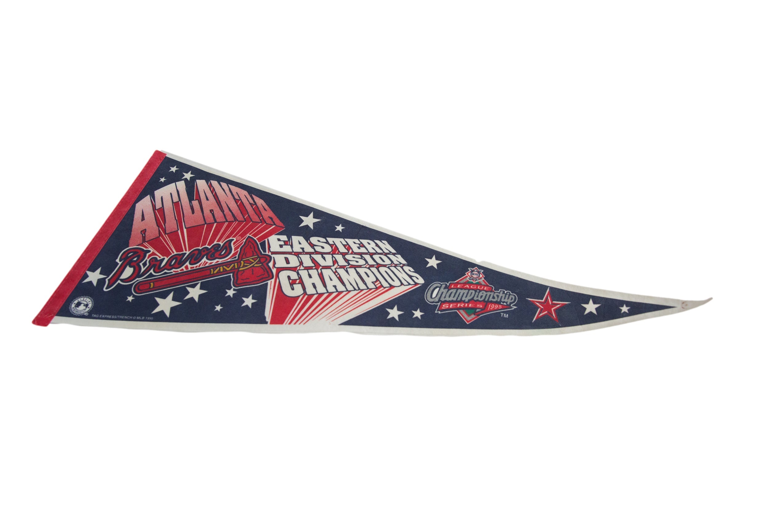 Atlanta Brave League Champions Felt Flag Pennant // ONH Item 11045 Image 1