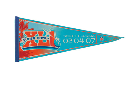 2007 South Florida Superbowl Felt Flag Pennant // ONH Item 11052