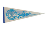 Vintage Air Force Academy Falcons felt pennant, cream with vibrant blue logo and script, 12x30.