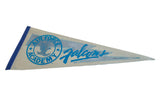 Cream felt Air Force Academy Falcons pennant with vibrant blue logo and border.