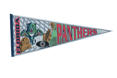 Florida Panthers Felt Flag Pennant // ONH Item 11094