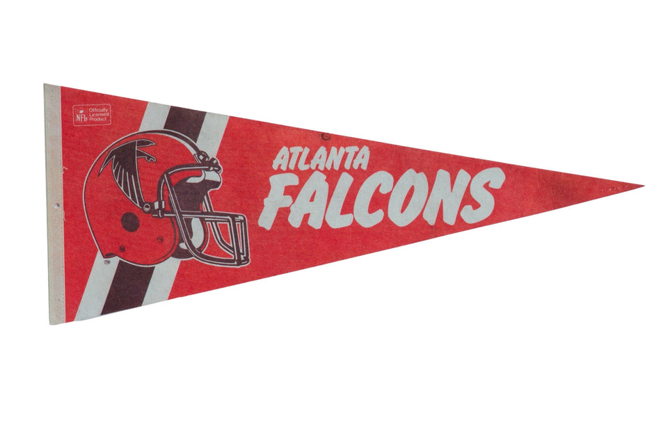 Atlanta Falcons Pennant Retro Logo 18 Inch Soft Felt