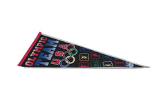 Olympics Team USA Felt Flag Pennant // ONH Item 11102 Image 1