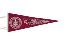 Virginia Tech Felt Flag Pennant // ONH Item 11107