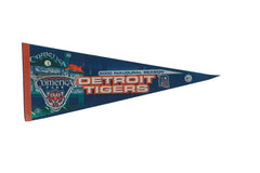 Detroit Tigers 2000 Inaugural Season Felt Flag Pennant // ONH Item 11142