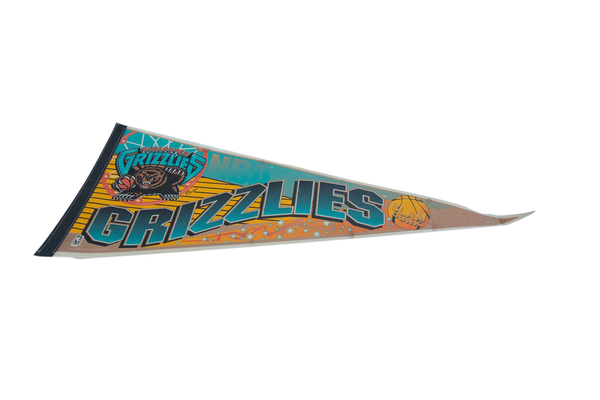 Vancouver Grizzlies Felt Flag Pennant // ONH Item 11151 Image 1