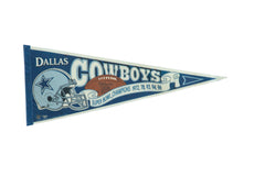 Dallas Cowboys Super Bowl Champions Felt Flag Pennant // ONH Item 11185