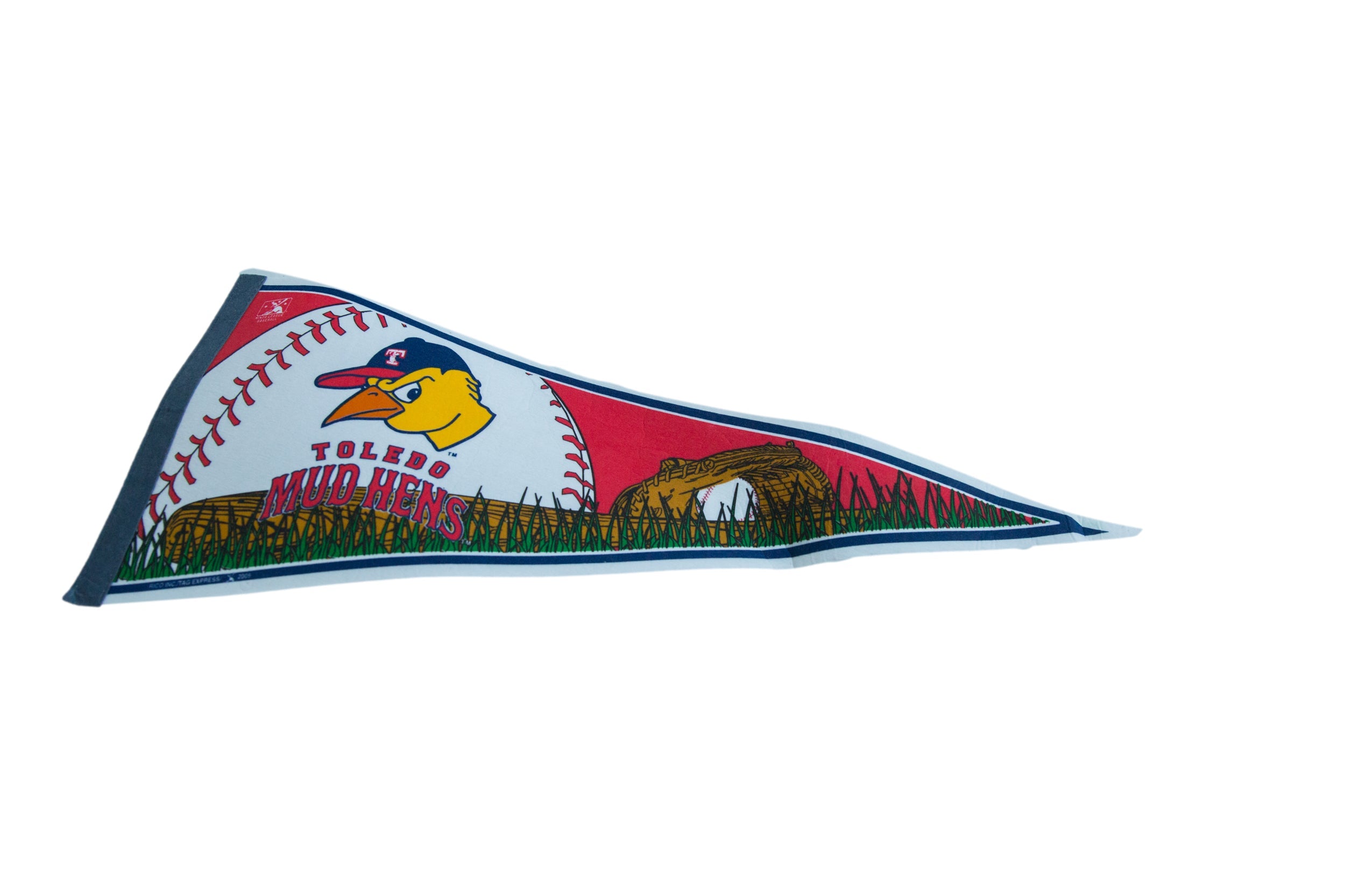 Toledo Mudhens Felt Flag Pennant // ONH Item 11186 Image 1