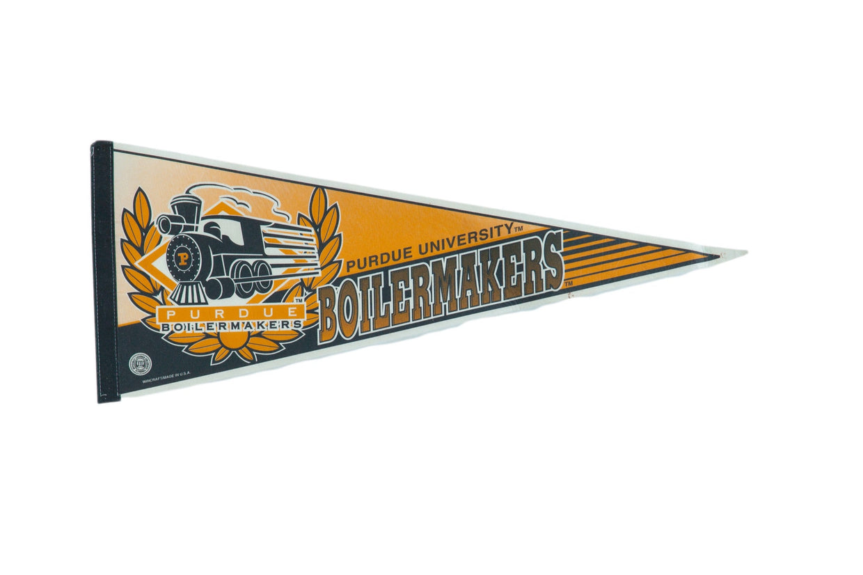 Purdue University Boilermakers Felt Flag Pennant // ONH Item 11187