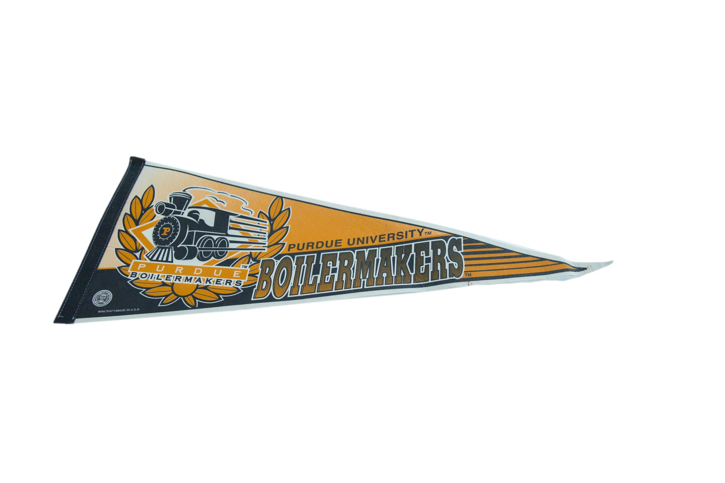 Purdue University Boilermakers Felt Flag Pennant // ONH Item 11187 Image 1
