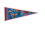 Vintage Sammie Sosa Chicago Cubs felt pennant, blue and red, player graphic, 12x30.