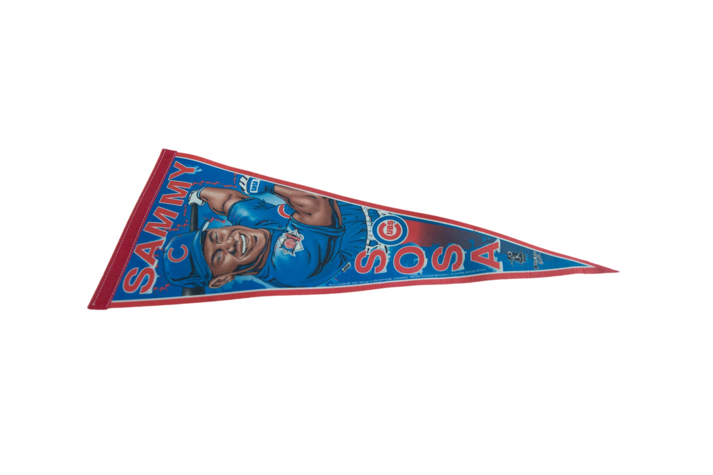 Sammie Sosa Chicago Cubs Felt Flag Pennant // ONH Item 11209 Image 1