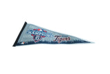 Angled perspective of the 2012 Detroit Tigers AL Central Division Champions felt pennant.