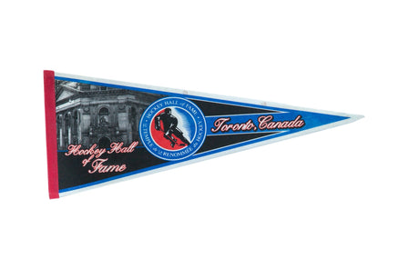 Toronto Canada Hockey Hall of Fame Felt Flag Pennant // ONH Item 11223