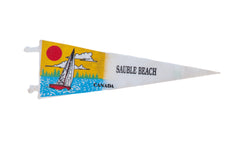 Sauble Beach Felt Flag Pennant // ONH Item 11258